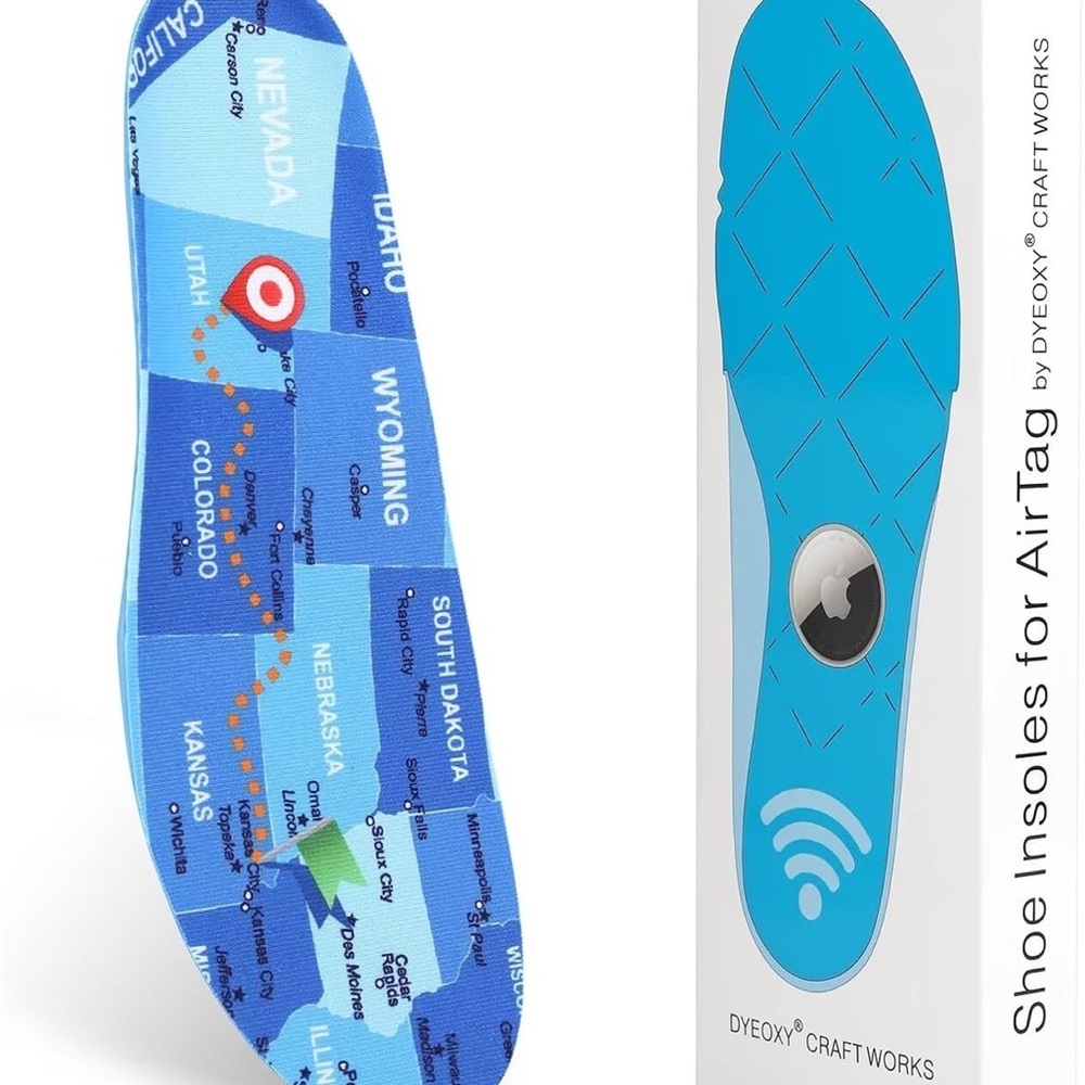 Insole for Airtag, Shoe Inserts for Kids and Old People, Holder Case for Airtag